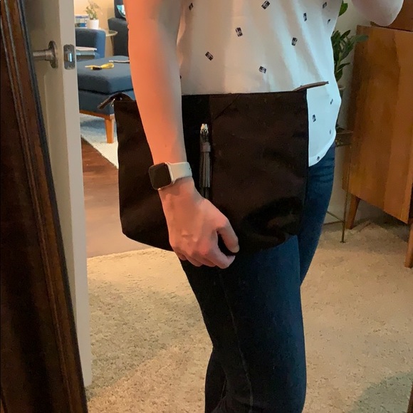 EUC Stella & Dot Work Hard Play Hard black bag - Picture 6 of 8